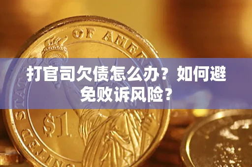 北京打官司欠债怎么办？如何避免败诉风险？