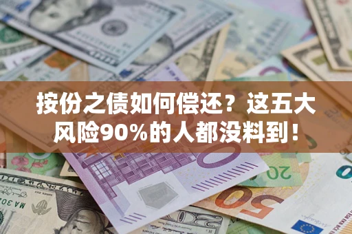 北京按份之债如何偿还？这五大风险90%的人都没料到！